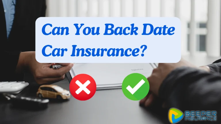 Back Date Car Insurance
